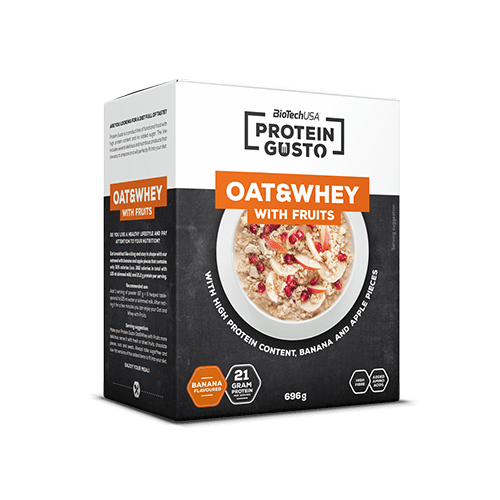 Protein Gusto - Oat & Whey with fruits - 696 g