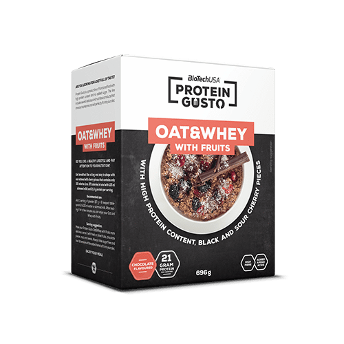 Protein Gusto - Oat & Whey with fruits - 696 g
