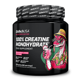 100% Creatine Monohydrate - 300 g Sárkánygyümölcs-licsi - BioTechUSA Hungary