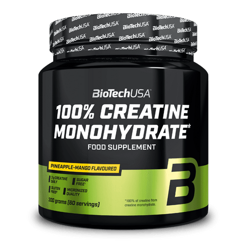 100% Creatine Monohydrate - 300 g ízesített - BioTechUSA Hungary