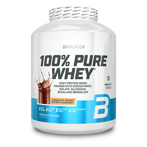 100% Pure Whey tejsavó fehérjepor - 2000 g - BioTechUSA Hungary