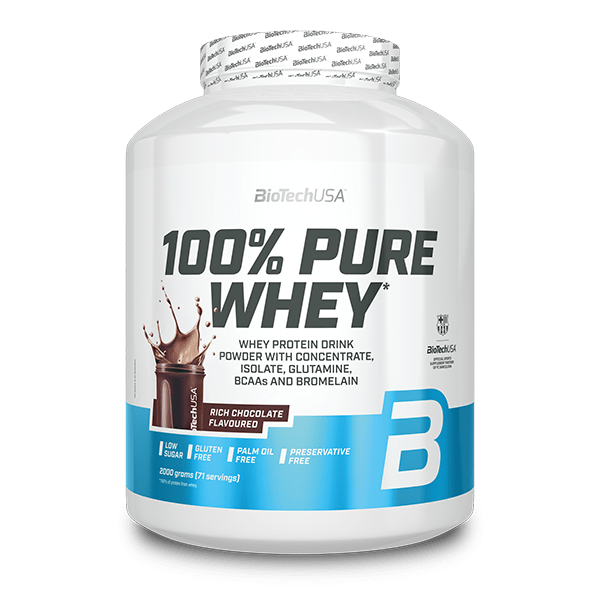 100% Pure Whey tejsavó fehérjepor - 2000 g
