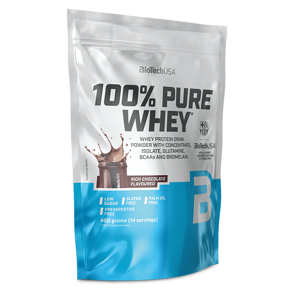 100% Pure Whey tejsavó fehérjepor - 400 g