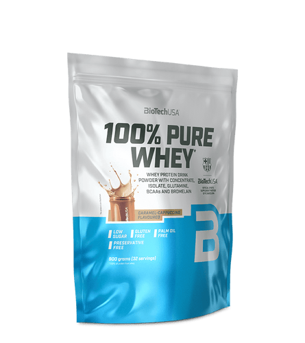 100% Pure Whey tejsavó fehérjepor - 900 g - BioTechUSA Hungary