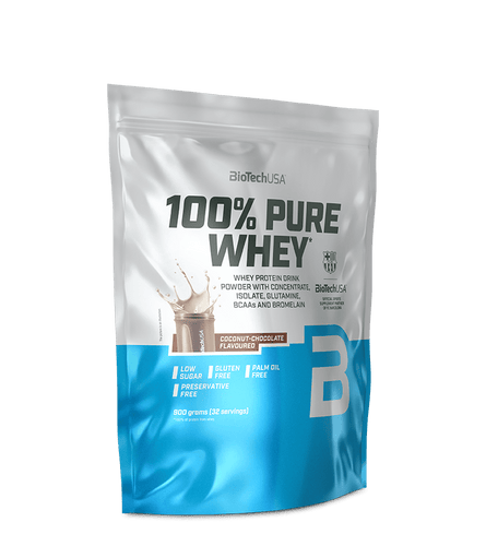 100% Pure Whey tejsavó fehérjepor - 900 g - BioTechUSA Hungary