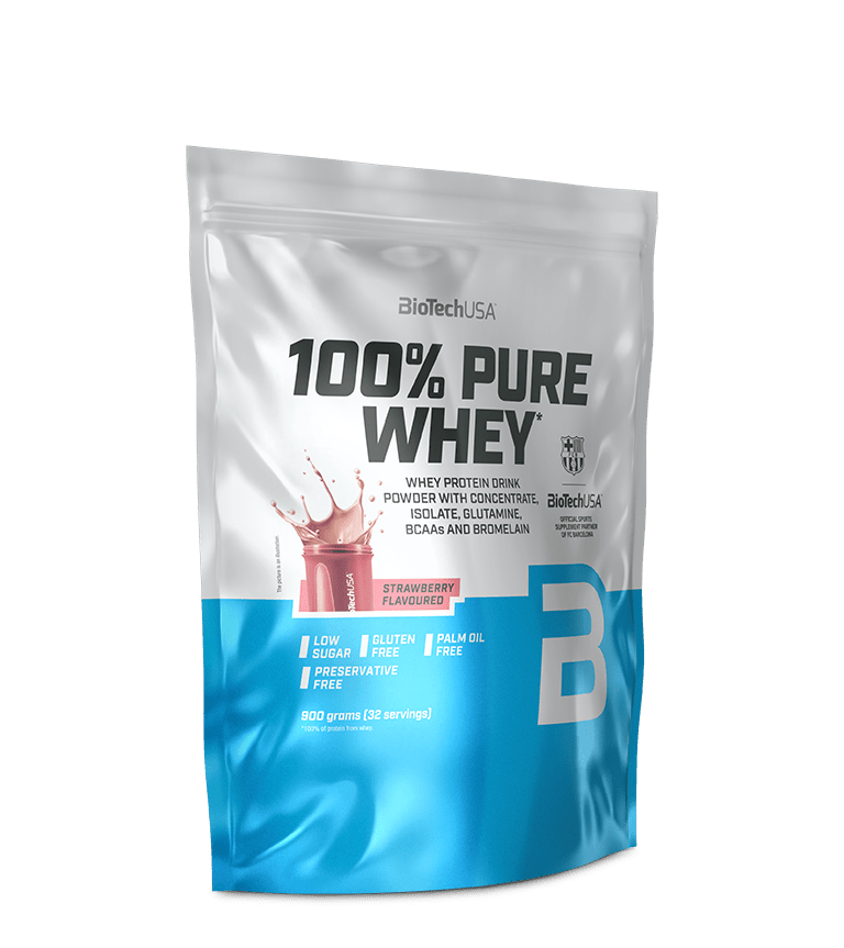 100% Pure Whey tejsavó fehérjepor - 900 g