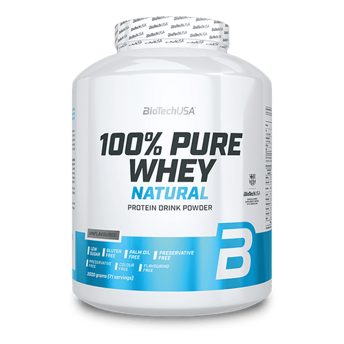 100% Pure Whey Natural tejsavófehérje-koncentrátum italpor - 2000 g