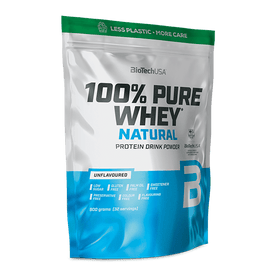 100% Pure Whey Natural tejsavófehérje-koncentrátum italpor - 900 g - BioTechUSA Hungary