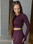 SEAMLESS LONG-SLEEVE CROP Női hosszú ujjú felső