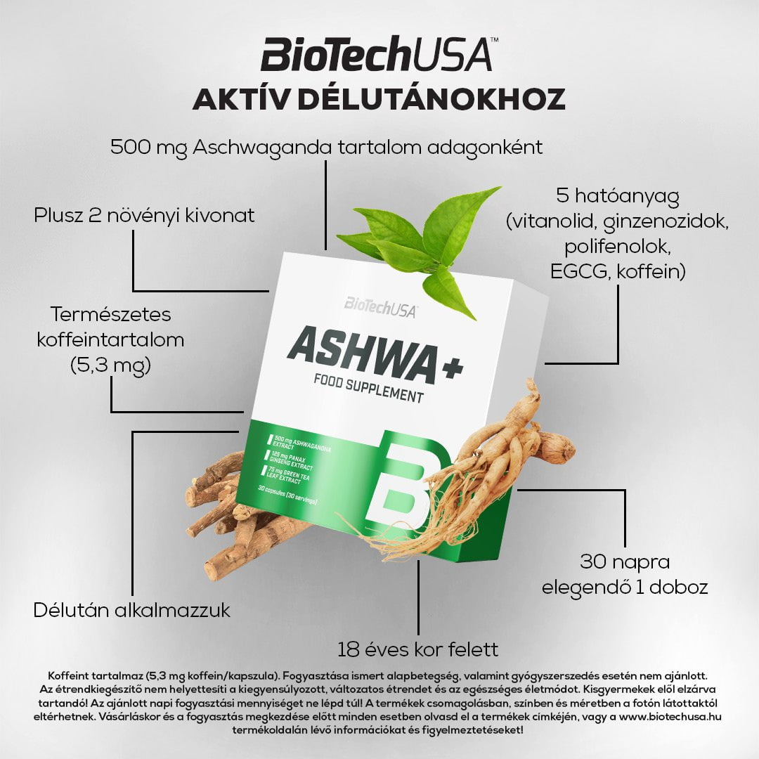 Ashwa+ - 30 megakapszula