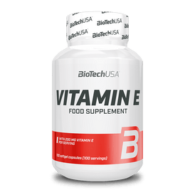 Vitamin E - 100 lágyzselatin kapszula - BioTechUSA Hungary