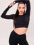 SEAMLESS LONG-SLEEVE CROP Női hosszú ujjú felső