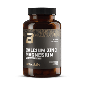 Calcium Zinc Magnesium from organic sources - 90 tabletta - BioTechUSA Hungary