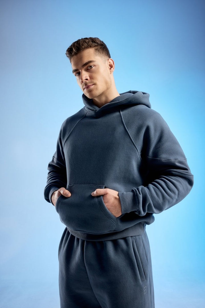 RISE COMFORT férfi kapucnis pulóver