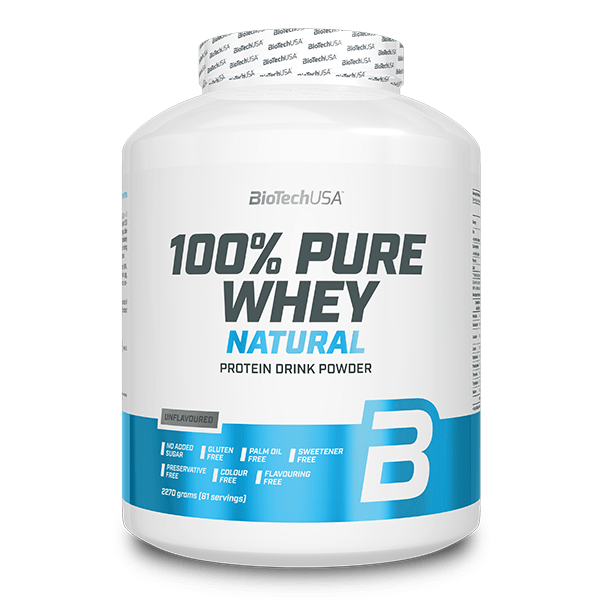 100% Pure Whey Natural Molkenprotein-Konzentrat Getränkepulver - 2270 g