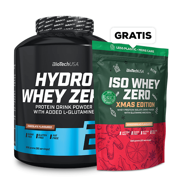 Hydro Whey Zero 1816 g + Iso Whey Weihnachtsgeschmac Gratis